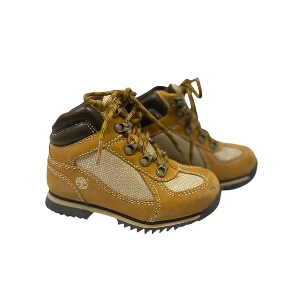 Timberland Rugged Leather Brown Hiking Boots Size 10 Timberland® Rugged Leather Boot - Men main image 3